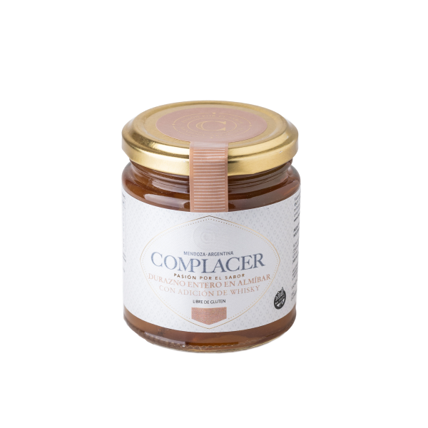 Durazno Entero en Almibar de Whisky LG 220gr